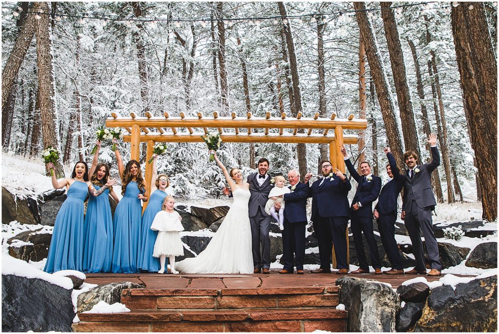 Pines at Genesee, Wedding photos, winter wedding