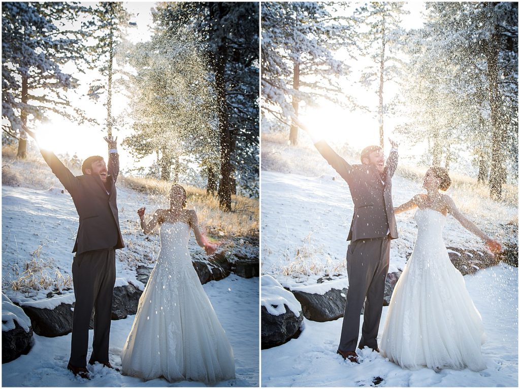 Pines at Genesee, Wedding photos, winter wedding
