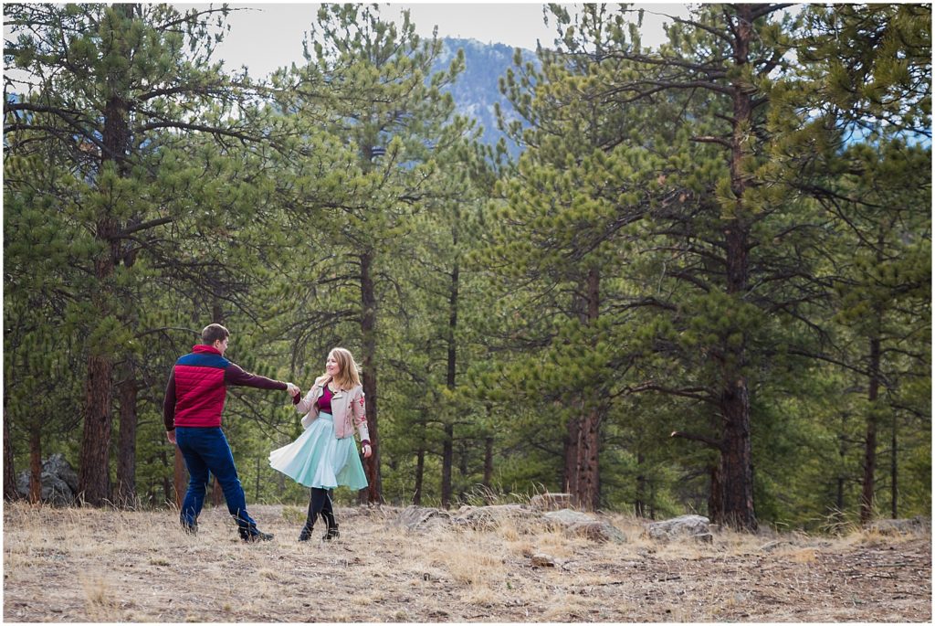 Evergreen engagement photos, colorado engagement photographer, engagement photos, rustic photos, outdoor engagement session, save the date, evergreen photographer, colorado photographer, wedding photographer