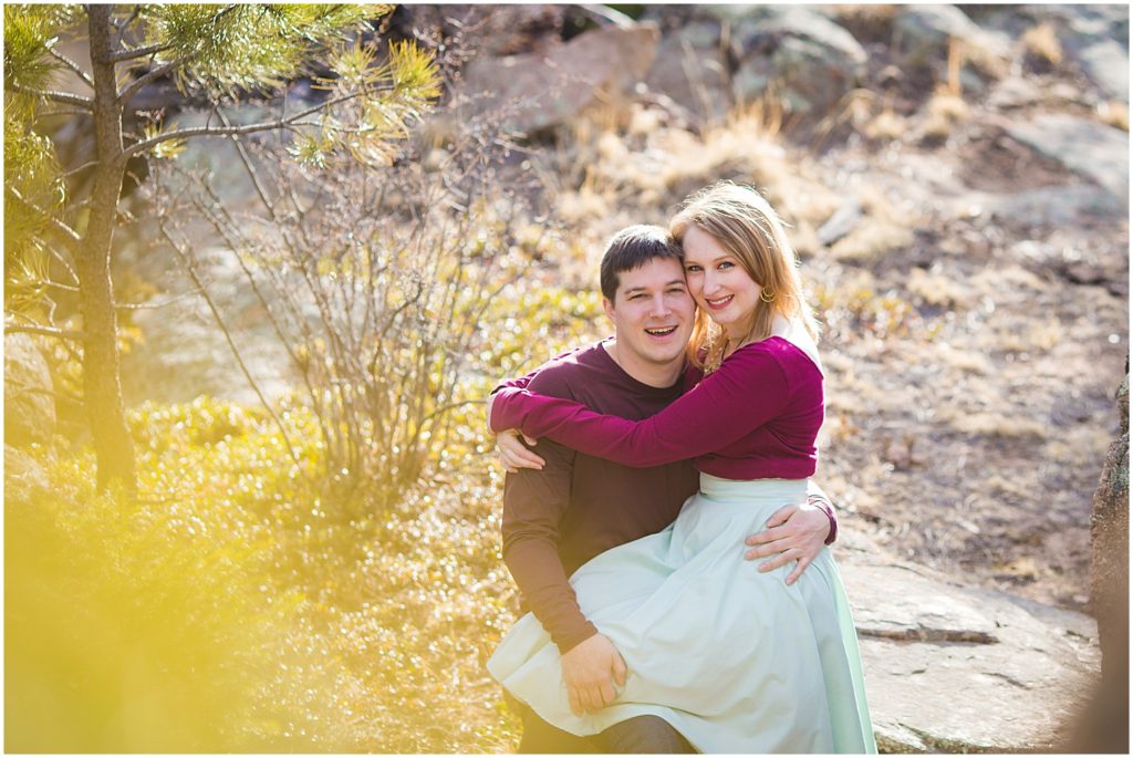 Evergreen engagement photos, colorado engagement photographer, engagement photos, rustic photos, outdoor engagement session, save the date, evergreen photographer, colorado photographer, wedding photographer