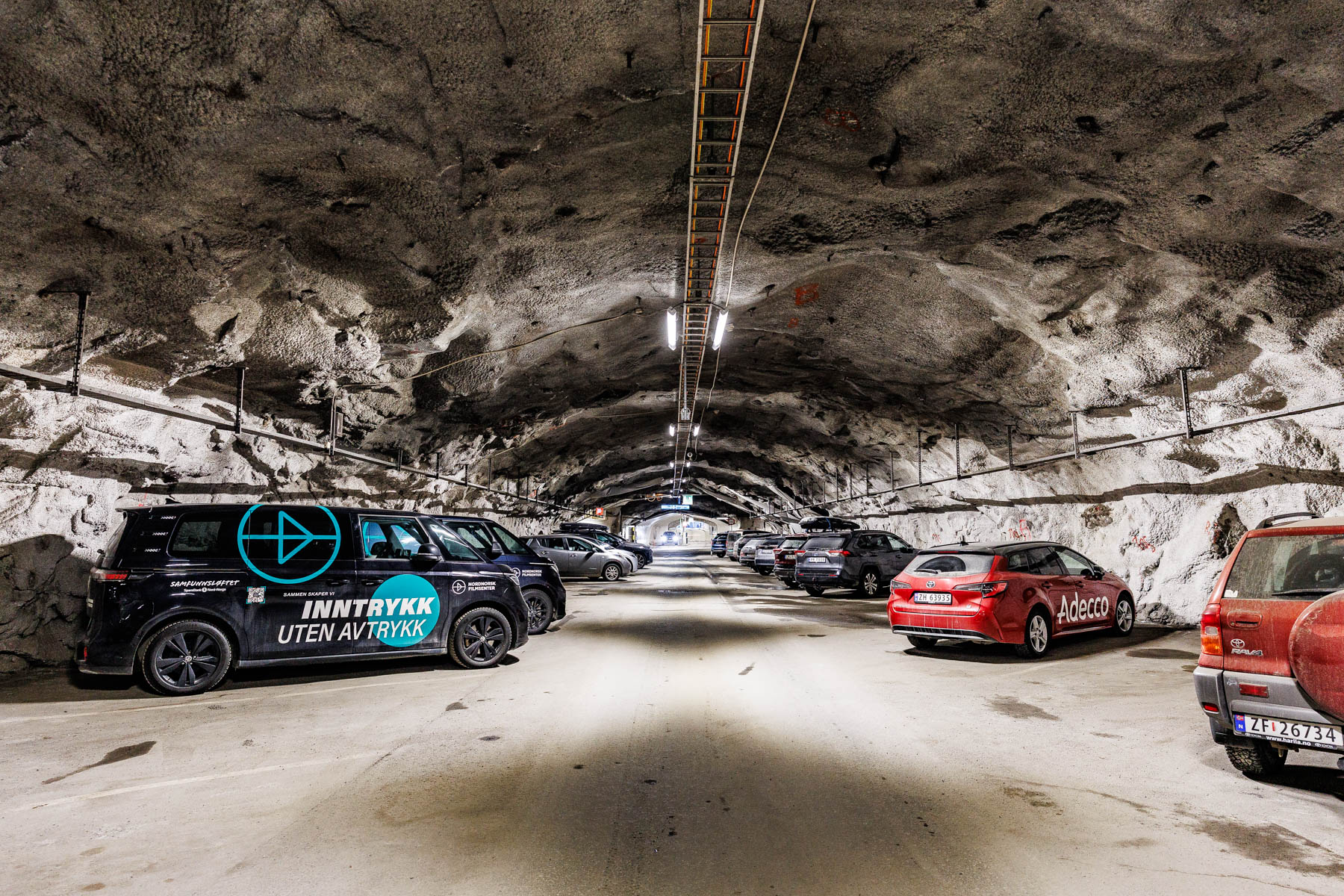 parking caves in Norway
